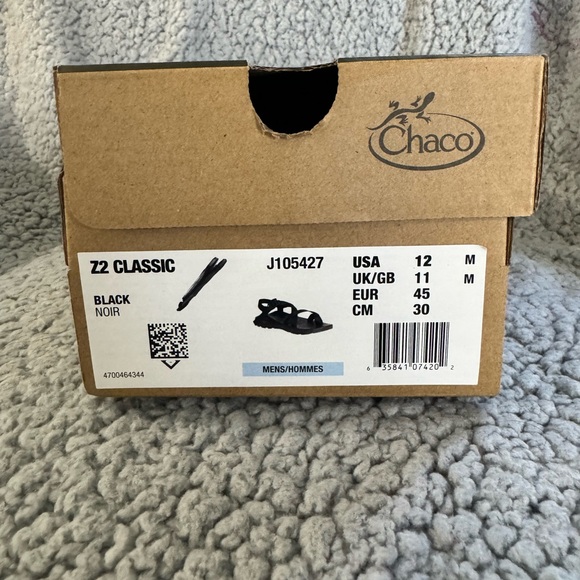 Chaco 22 CLASSIC
BLACK NOIR size 12. - Picture 2 of 4